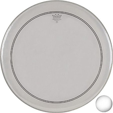 Remo 20 in. Powerstroke 3 Coated Bass Drum Batter Head with White Falam Patch P31120C2-U